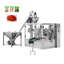 Automatic Rotary Premade Pouch Chilli Curry Masala Pepper Chili Powder Packing Machine